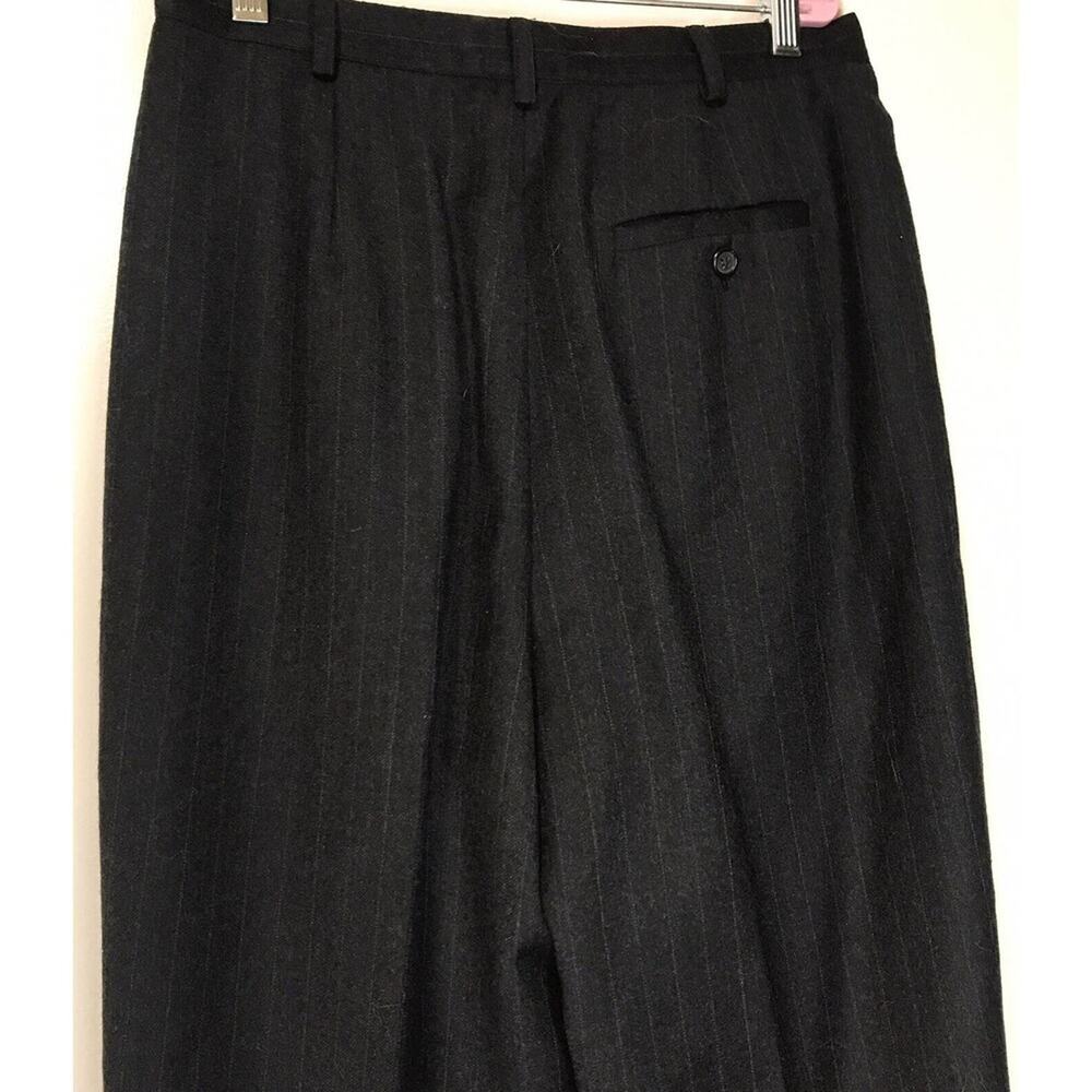 Lauren Ralph Lauren 100% Wool Sz8 Womens Gray Pinstriped Pant Suit - Picture 2 of 9